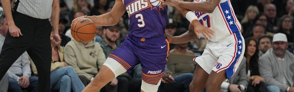 恩比德33+9马克西29+9+6 狄龙空砍28分76人客胜太阳